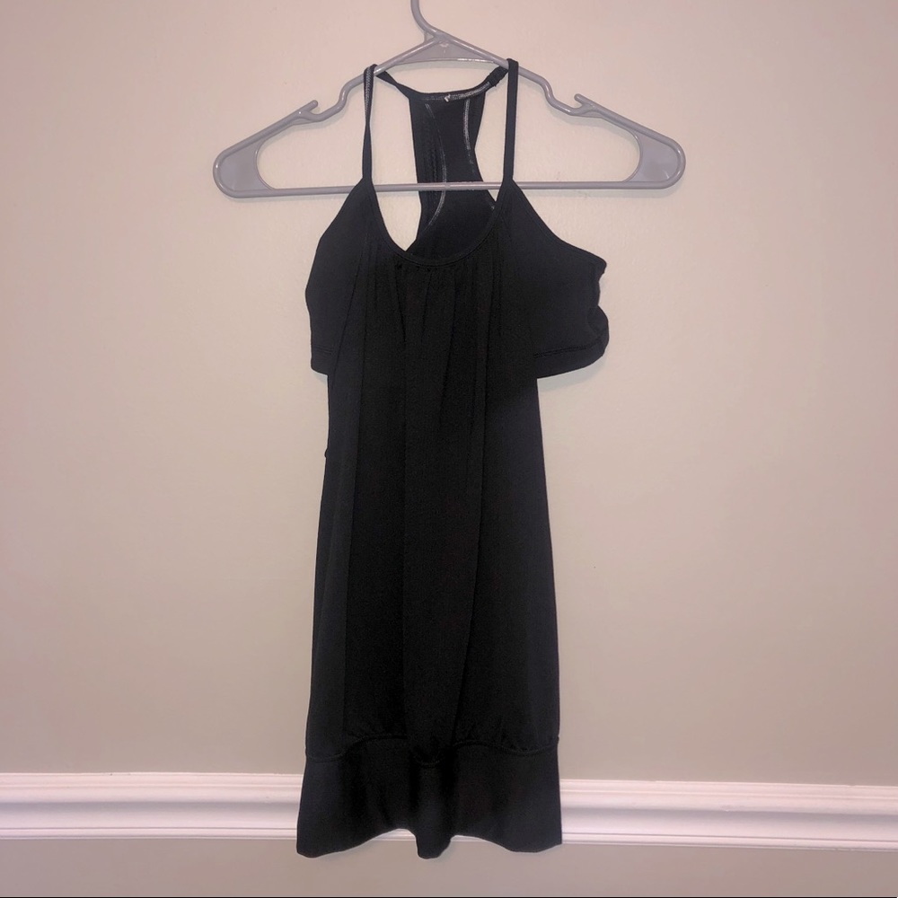 Lululemon Racer Tank Bra Sz S/ 4 Black
